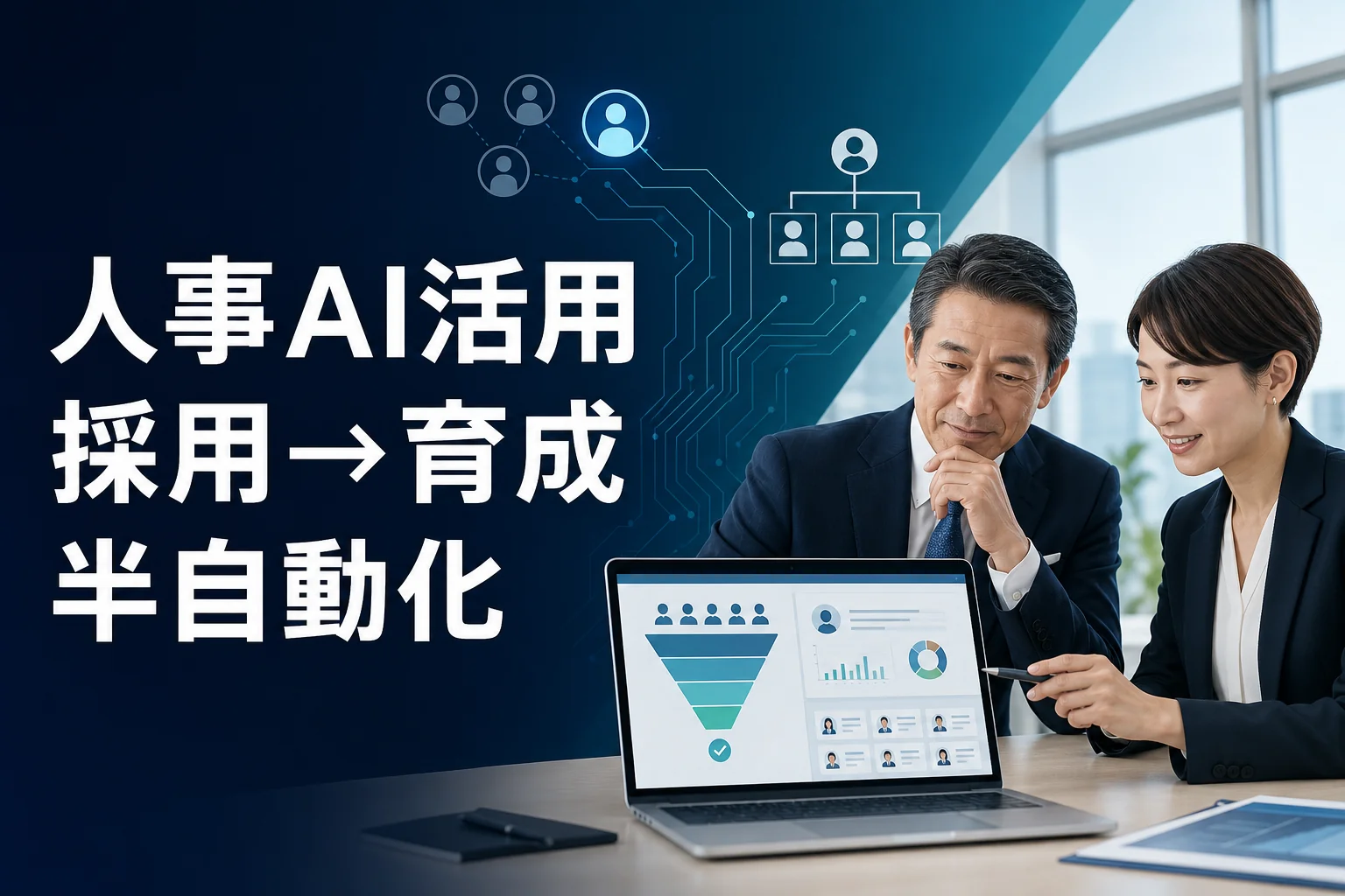 人事 AI 活用|アイキャッチ(OGP / 記事冒頭・配置: hero)