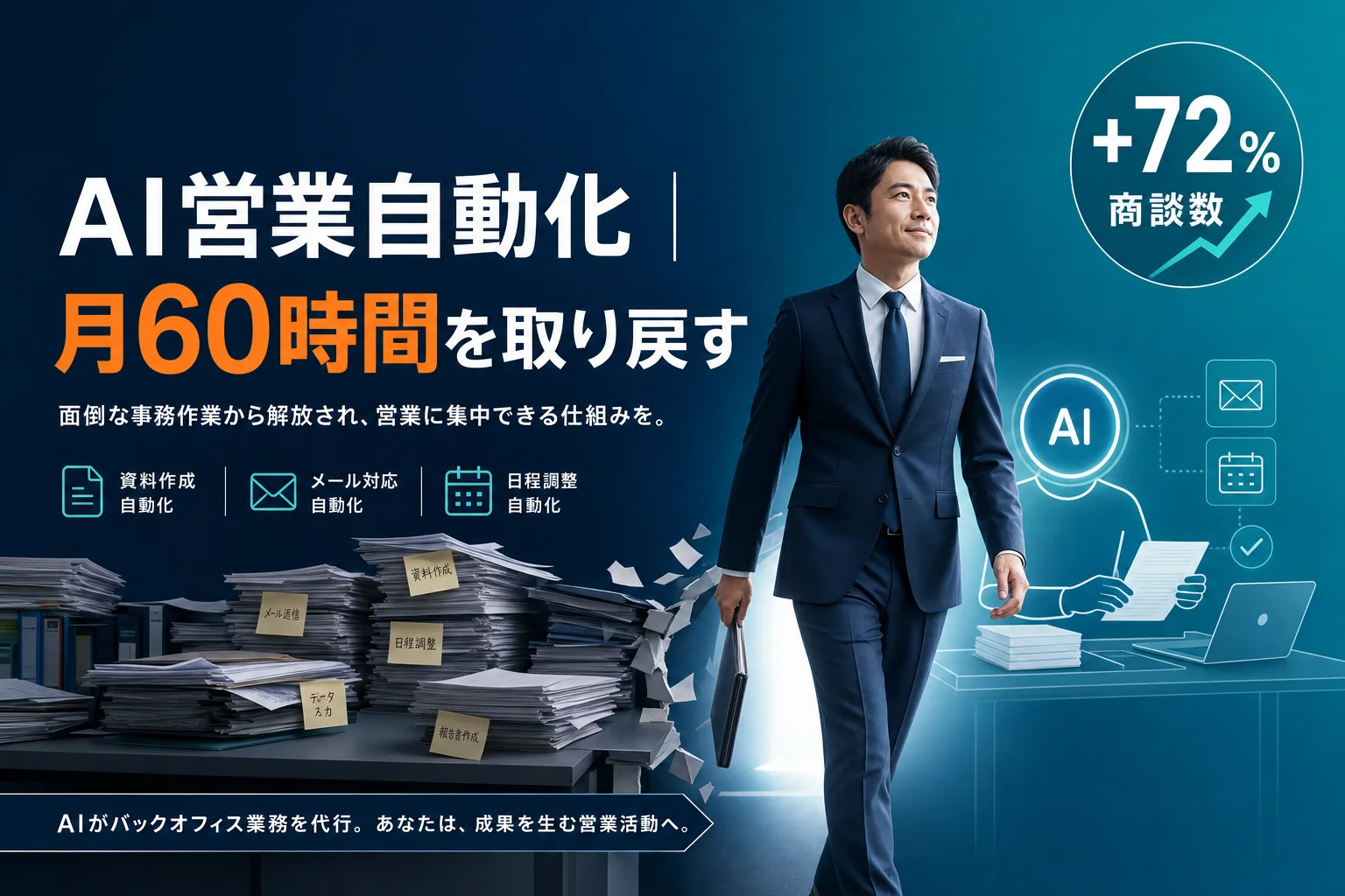 営業 自動化｜アイキャッチ（1200×630px）